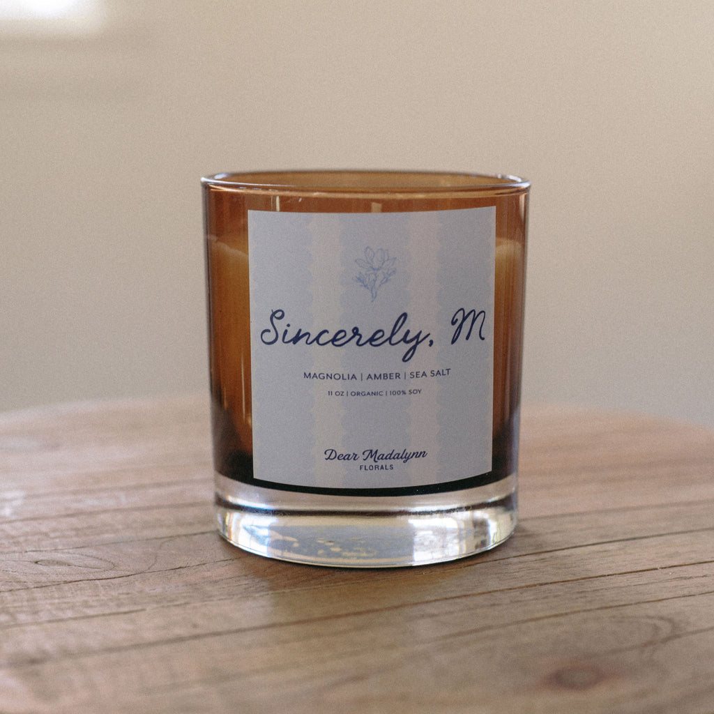 Sincerely M Candle