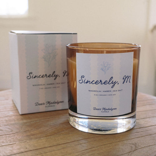 Sincerely M Candle